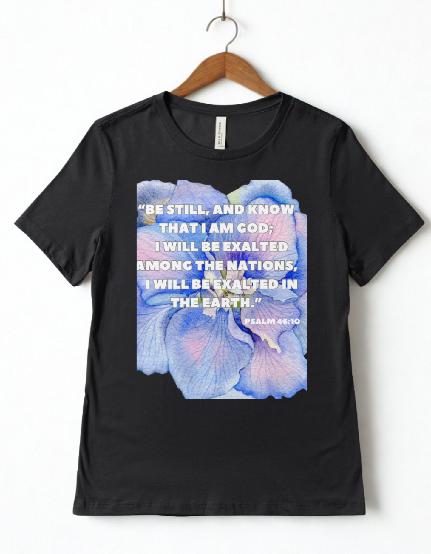 Organic Cotton Men’s T-shirt PSALM 46:10