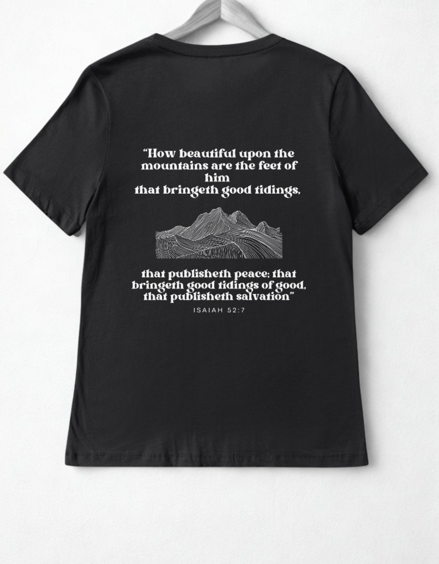 Organic Cotton Men’s T-shirt PSALM 46:10
