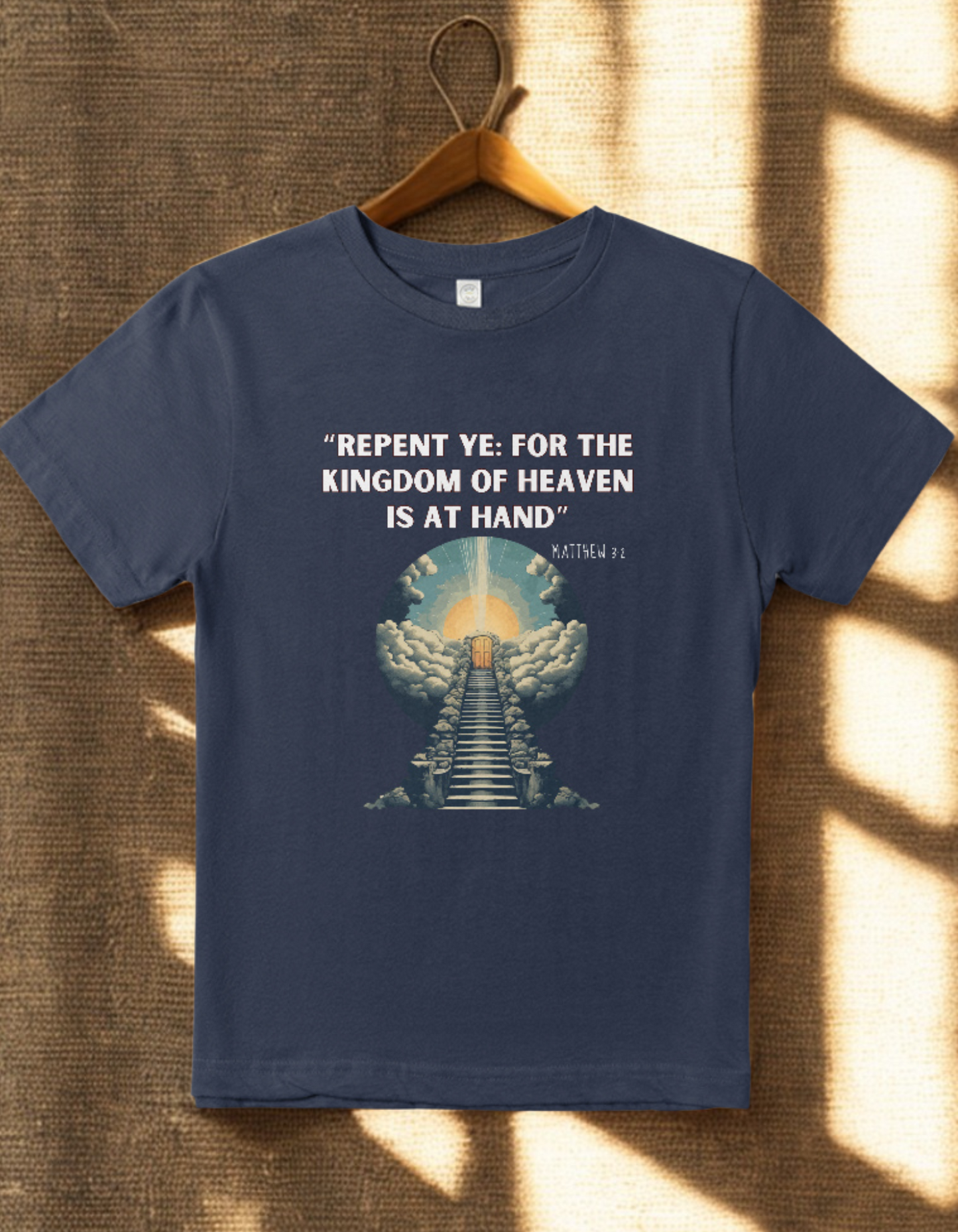 100% Organic Mens T-shirt MATTHEW 3:2