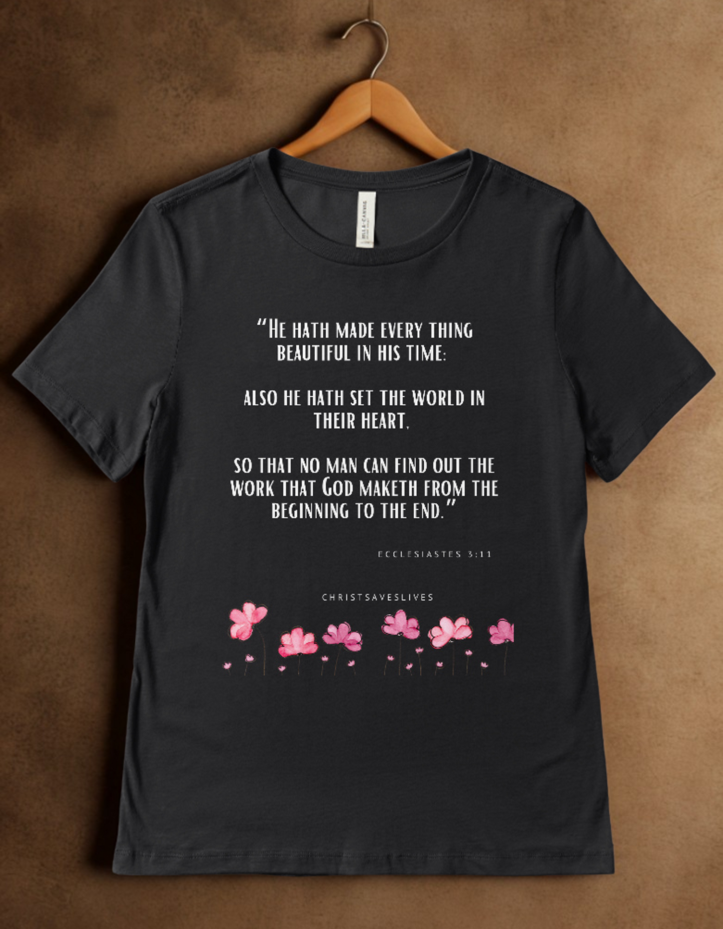 Women’s Organic Cotton T-Shirt - Ecclesiastes 3:11