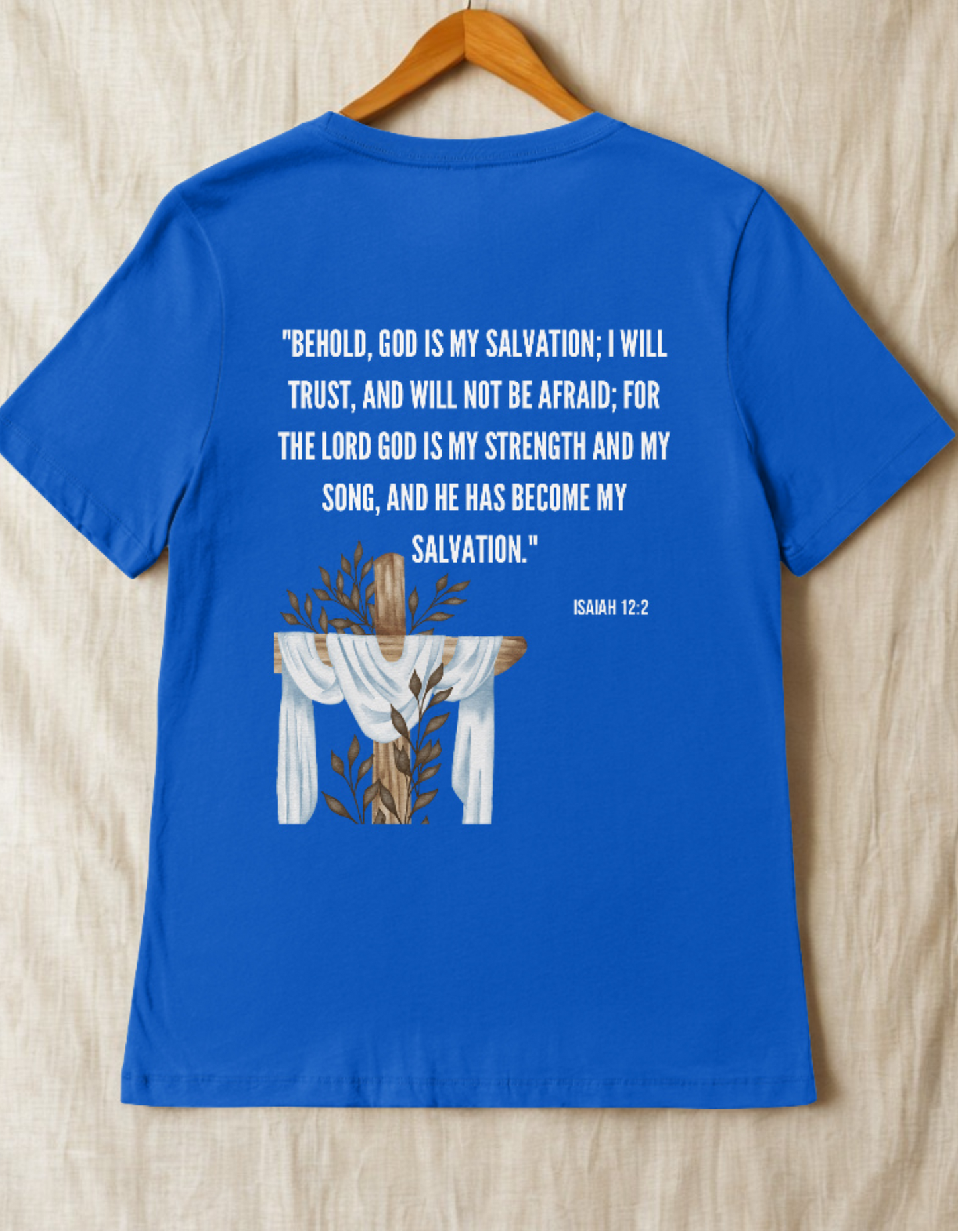 Organic Cotton Women V-Neck T-Shirt - Acts 16:13