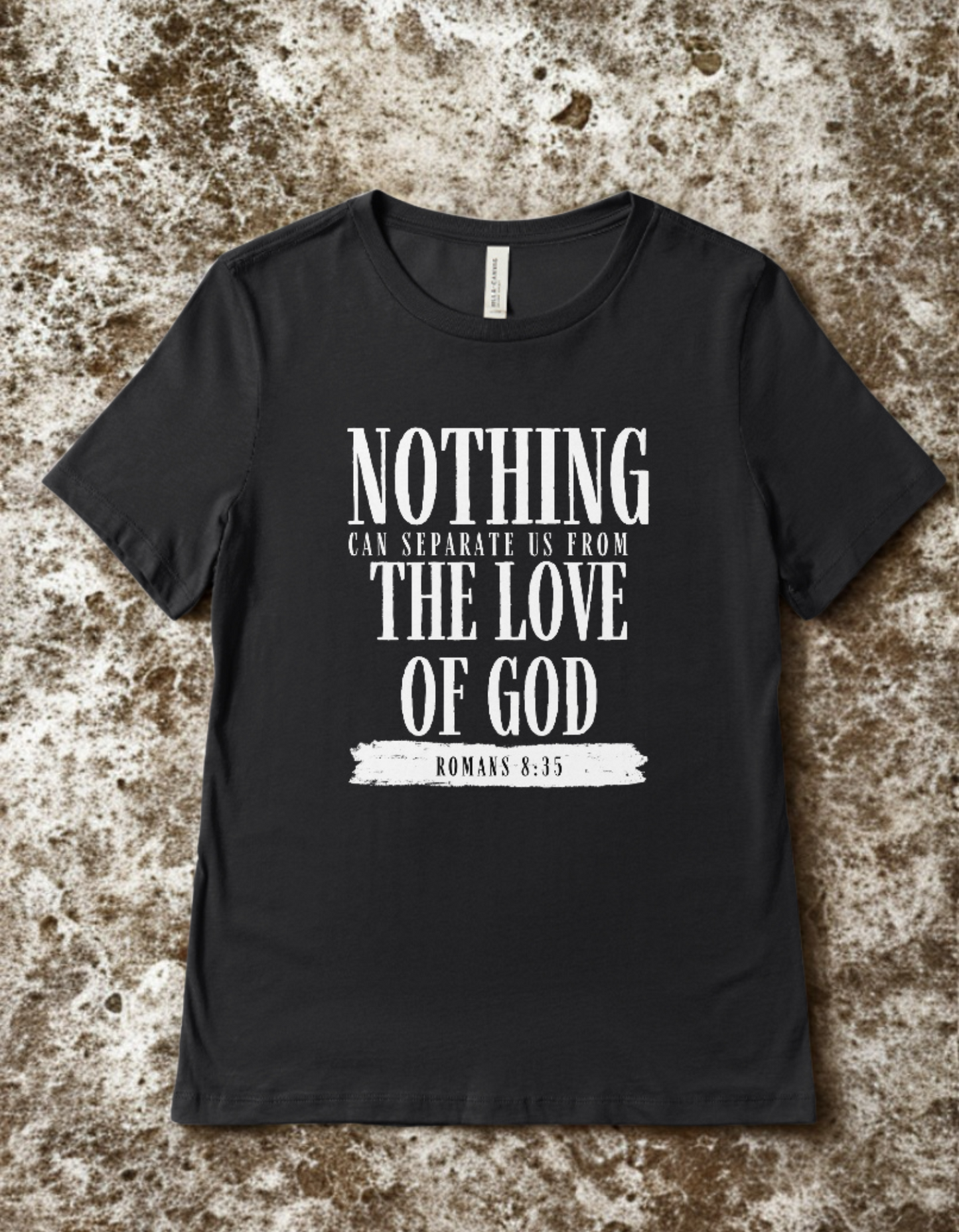 100% Organic Cotton Men T-shirt Romans 5:8